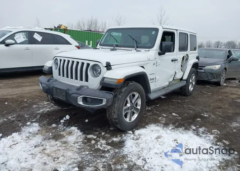2018 Jeep Wrangler Unlimited Sahara 4X4 z USA, uszkodzony, nr VIN 1C4HJXEG0JW108082